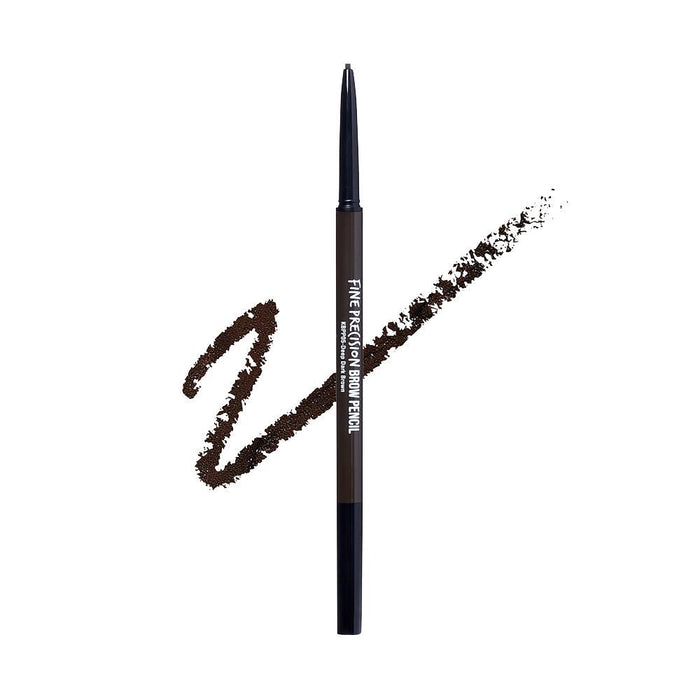 KISS New York Top Brow Fine Precision Pencil - Deep Dark Brown