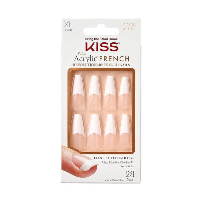 KISS Salon Acrylic French Nails - Maldives