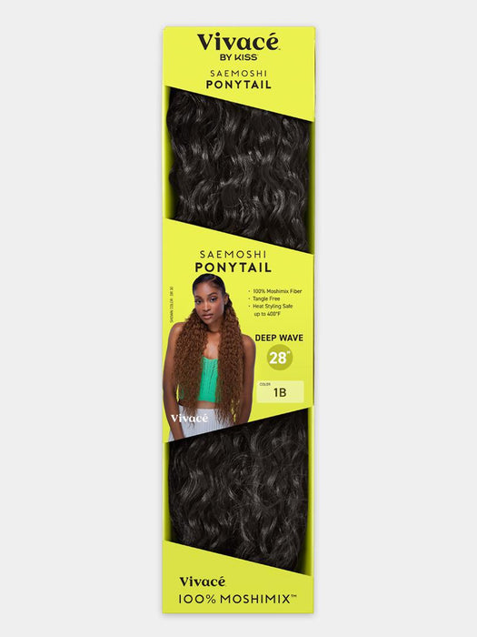 Vivace by KISS Saemoshi Ponytail - Deep Wave 28"