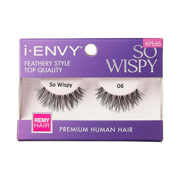 i-ENVY by KISS So Wispy Premium Human Hair Lash - #06