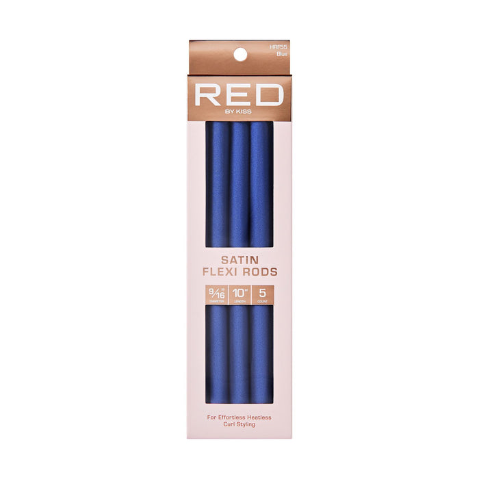 RED by Kiss Satin Flexi Rod 10" Length 4pcs - 3/4" Diameter