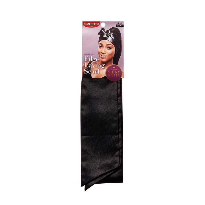 RED by KISS Silky Satin Edge Laying Scarf - Black