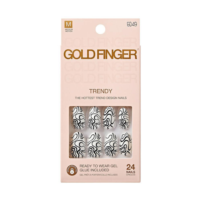 Gold Finger Trendy Nails - Journey