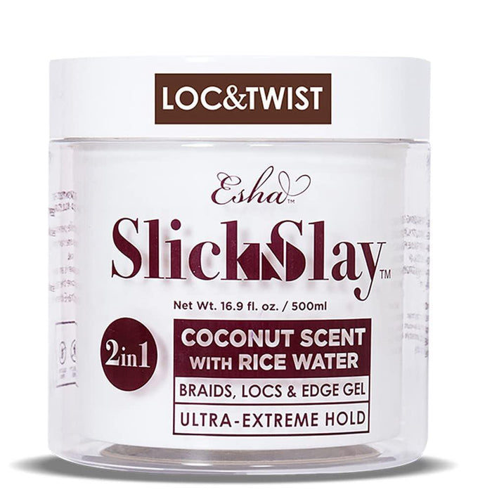Esha Slick N Slay Braiding Gel 16.9oz - Coconut