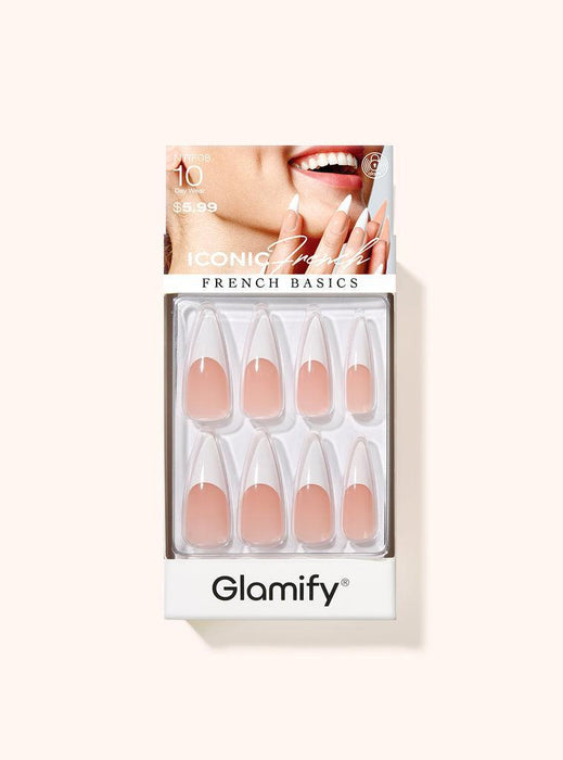 Absolute New York Glamify Iconic French Press On Nails - Stiletto X-Long