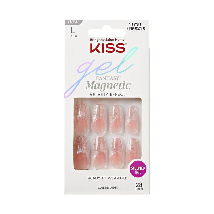 KISS Gel Fantasy Magnetic Effect Nails - Glamour Dust