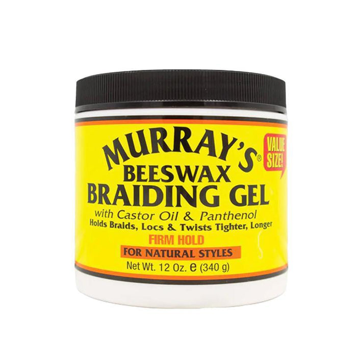 Murray's Beeswax Braiding Gel 12oz - Firm Hold