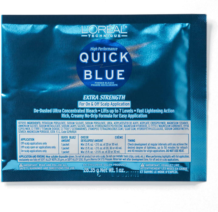 L'Oreal Technique Quick Blue Packette 1oz