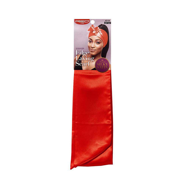 RED by KISS Silky Satin Wrap Scarf - Red