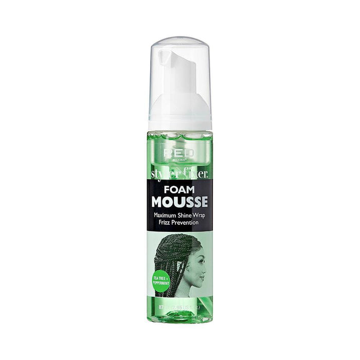 RED by KISS Styler Fixer Foam Mousse Travel Size 2.95oz - Tea Tree & Peppermint