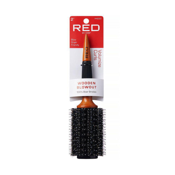 RED by KISS Wooden Round Brush - Large 2.0"