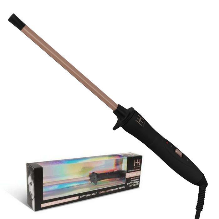 Annie Hot and Hotter Ceramic Hot Rod Styler Wand - 1/4 Inch
