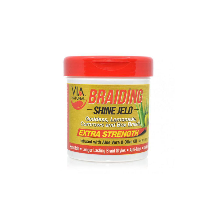 Via Natural Braiding Shine Jelo 16oz- Extra Strength