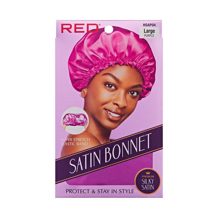 RED by KISS Large Satin Bonnet - Purple