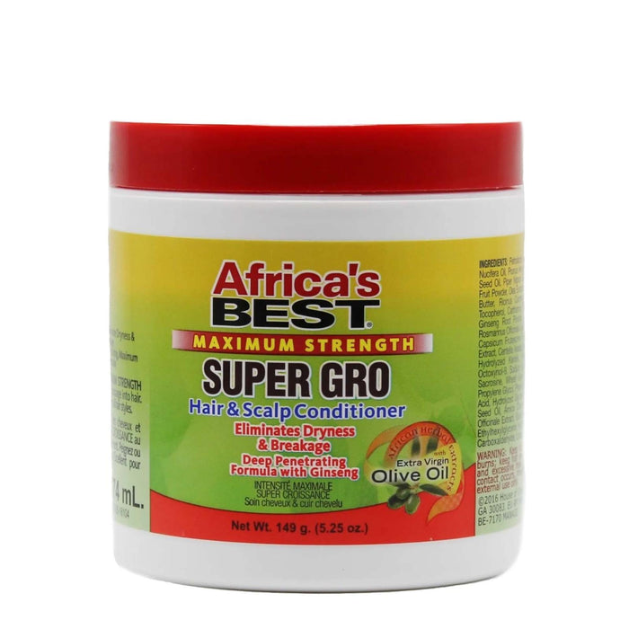 Africa's Best Super Gro Hair & Scalp Conditioner 5.25oz - Maximum Strength