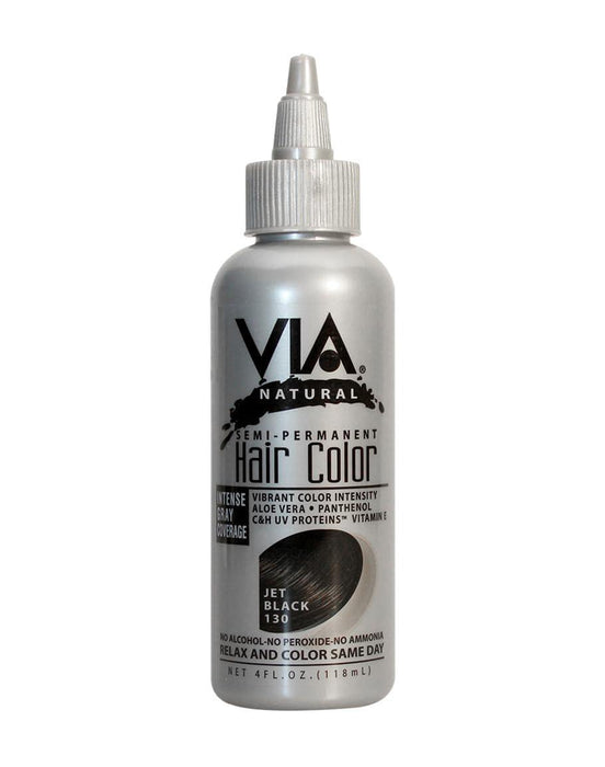 Via Natural Hair Color 4oz - 130 Jet Black