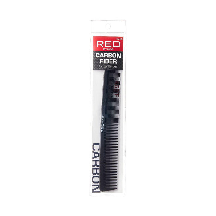 RED by KISS Carbon Fiber Large Barber Comb