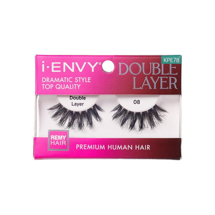 i-ENVY by KISS Double Layer Premium Human Hair Lashes - #08