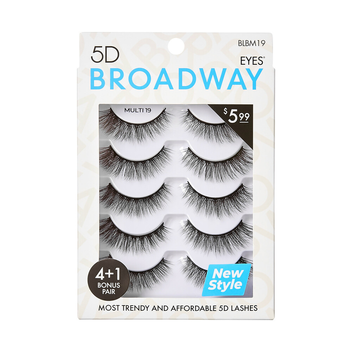 Broadway 5D Lash Multi Pack - 19