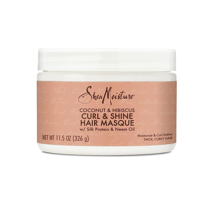 Shea Moisture Coconut & Hibiscus Curl & Shine Hair Masque 12oz