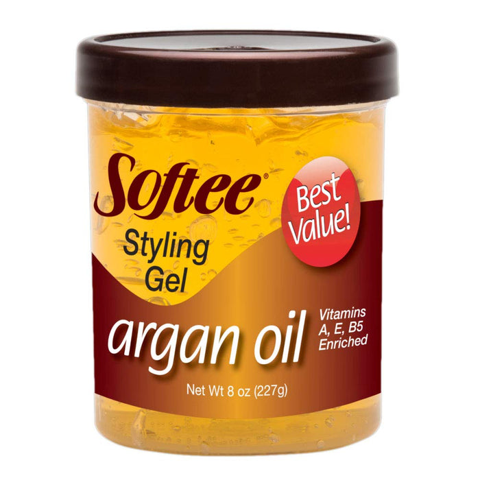 Softee Argan Oil Styling Gel 8oz
