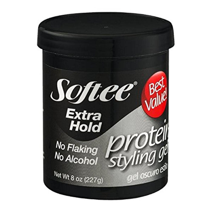 Softee Extra Hold Dark Protein Styling Gel
