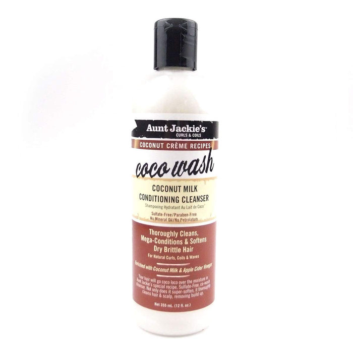 Aunt Jackie's Coconut Crème Coco Wash Cleanser 12oz