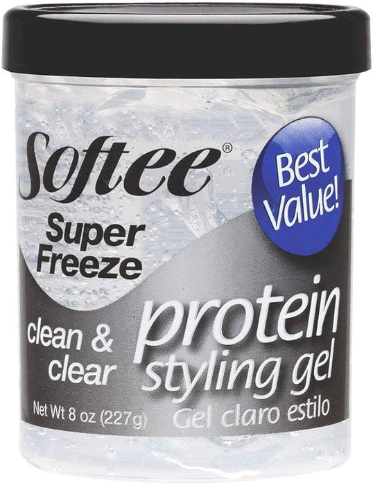 Softee Super Freeze Clear Protein Styling Gel