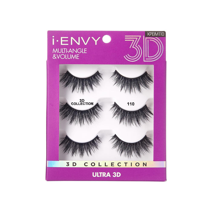i-ENVY by KISS 3D Lashes Multi Pack - #110