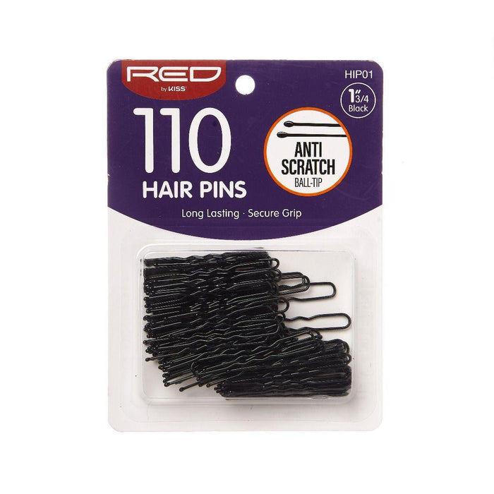 RED by Kiss Hair Pins 1 3/4" 110pcs - Black