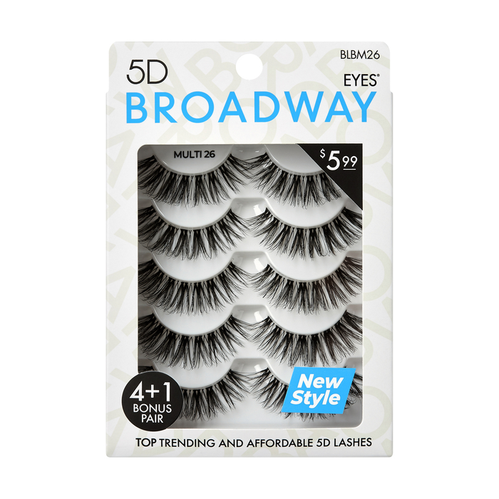 Broadway 5D Lash Multi Pack - 26