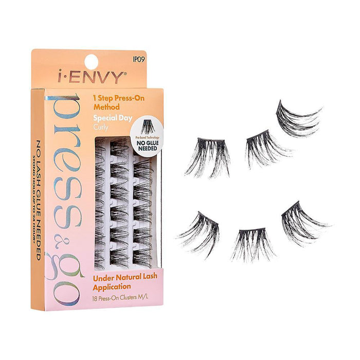 I-ENVY by Kiss Press & Go Press On Cluster Lashes