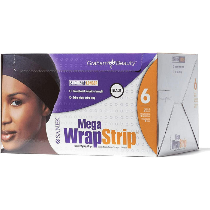 Graham Beauty Mega Wrap Strip 40pcs Black