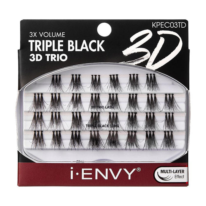 i-ENVY by KISS Triple Black Trio Lashes - Medium