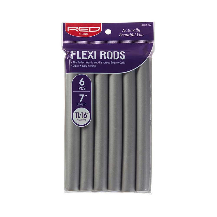RED by Kiss Flexi Rods 7" Length 6pcs - 11/16" Diameter