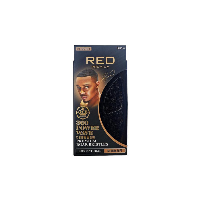 RED by KISS Medium Soft Boar Brush - Curved Palm