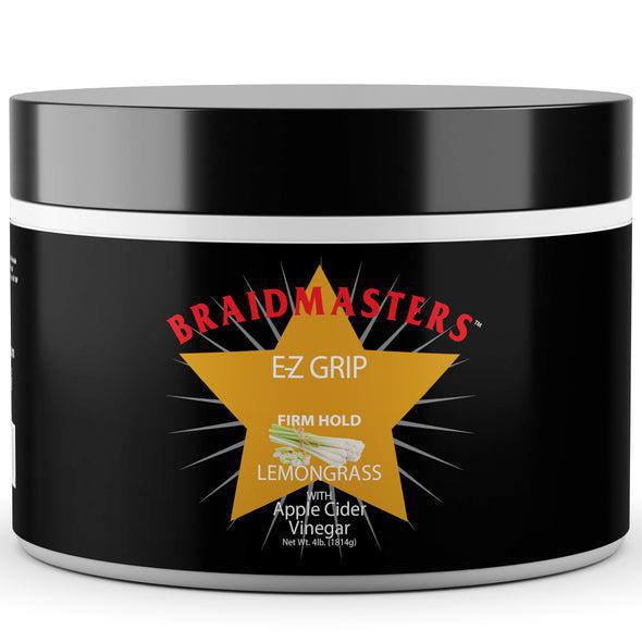 BraidMasters E-Z Grip Braid and Loc Gel - Lemongrass with Apple Cider Vinegar 8oz