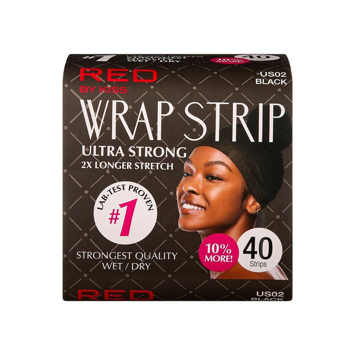 RED by KISS Wrap Strips 3.5" 40pcs - Black