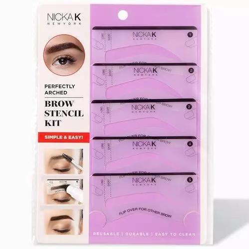 Nicka K Perfectly Arched Brow Stencil Kit