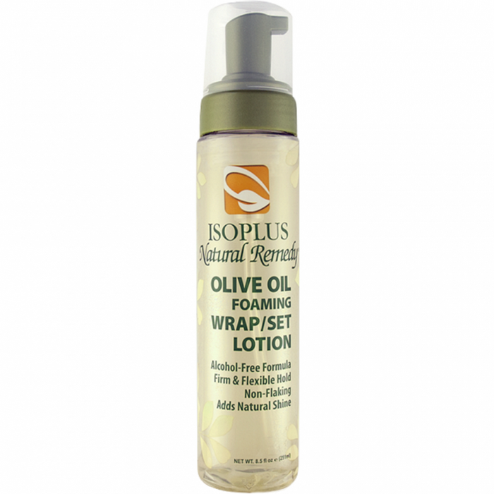 Isoplus Natural Remedy Olive Oil Foaming Wrap/Set Lotion 8.5oz