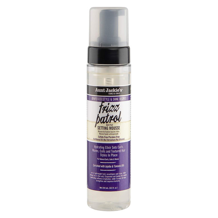 Aunt Jackie's Grapeseed Frizz Patrol Setting Mousse