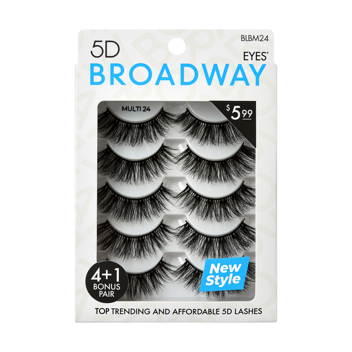 Broadway 5D Lash Multi Pack - 24