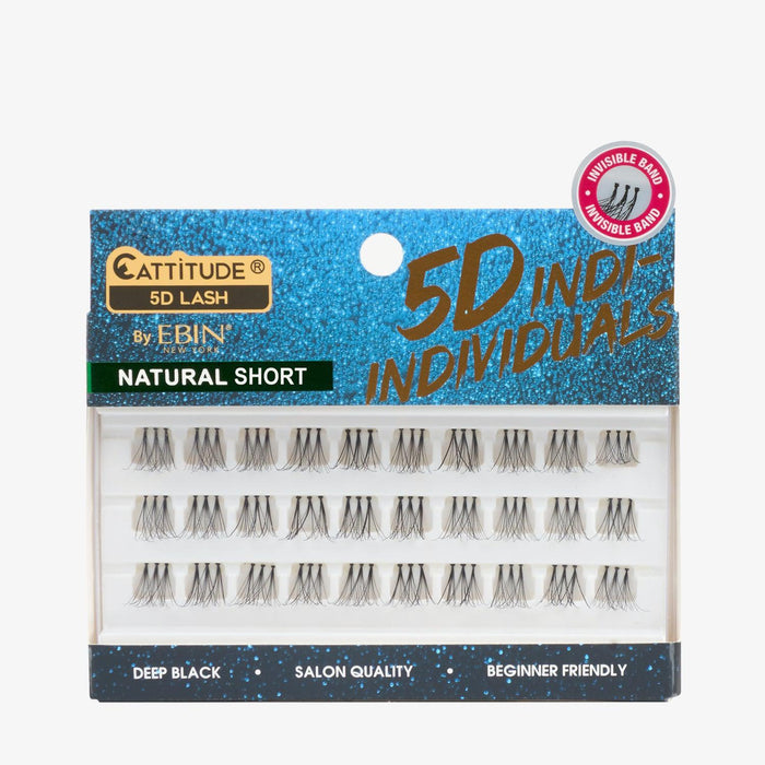 EBIN Cattitude 5D Indi-Individuals Lash - Natural Short