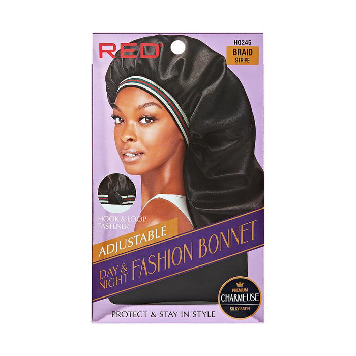 RED by KISS Day and Night Fashion Braid Bonnet - Stripe
