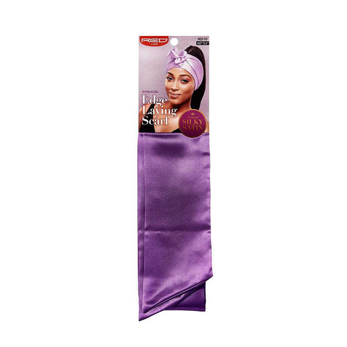 RED by KISS Silky Satin Edge Laying Scarf - Purple