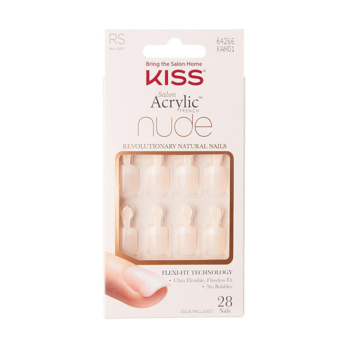 KISS Salon Acrylic French Nude Nails - Breathtaking