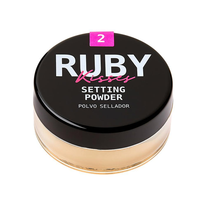 Ruby Kisses HD Fix and Forget Setting Powder - Banana