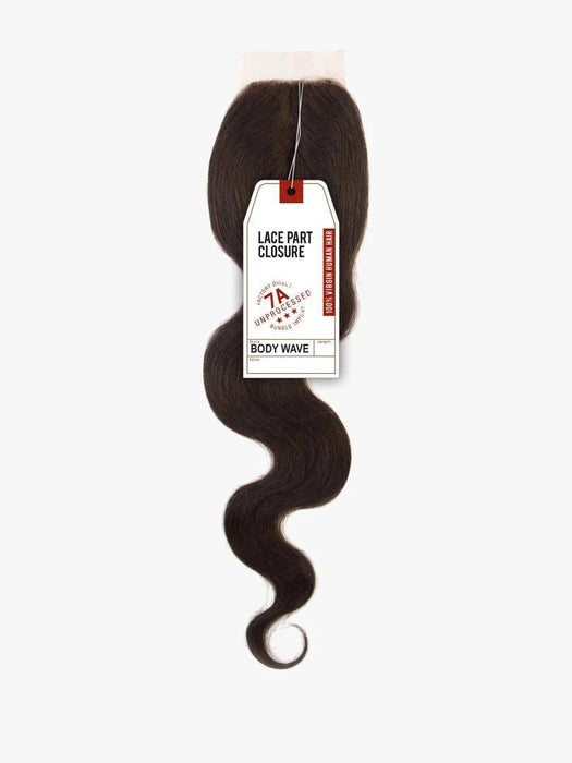 7A Lace Part Body Wave Closure 10" - Natural