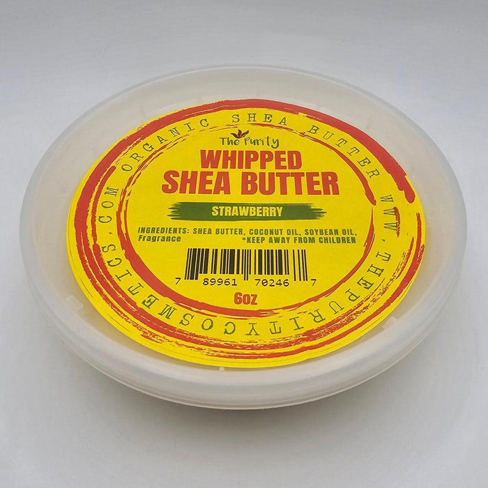 The Purity Whipped Shea Butter 6oz - Strawberry Fragrance