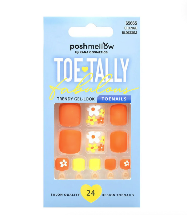Poshmellow Toe Tally - Orange Blossom